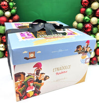 Chocolate of Modica IGP Panettone with Chocolate Cream Jar - Box Set