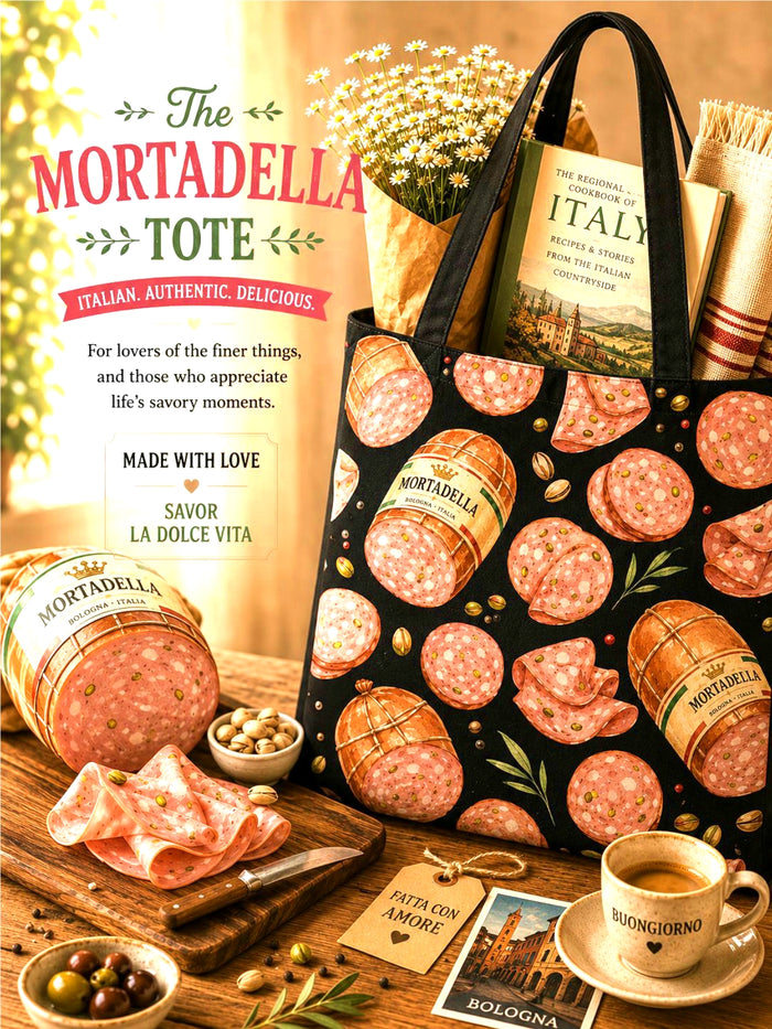 mortadella tote bag