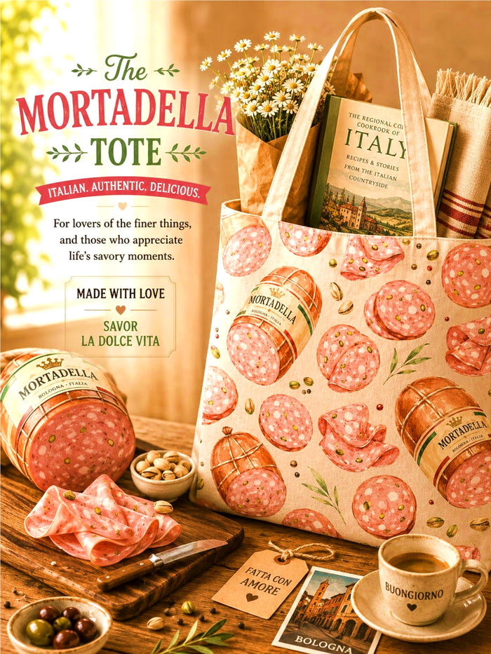 mortadella tote bag