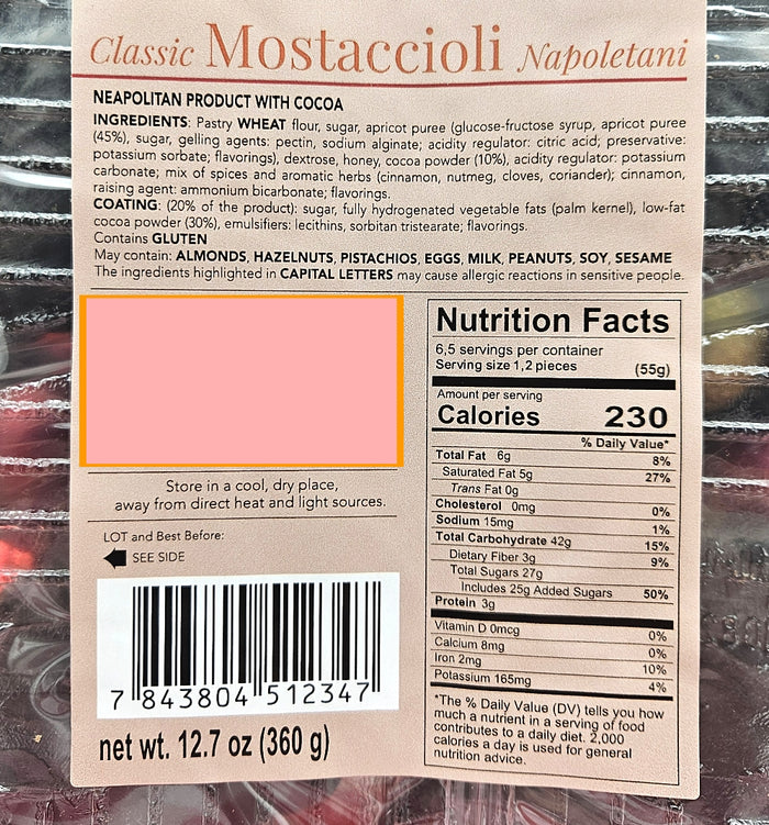 Classic Mostaccioli  Napoletani