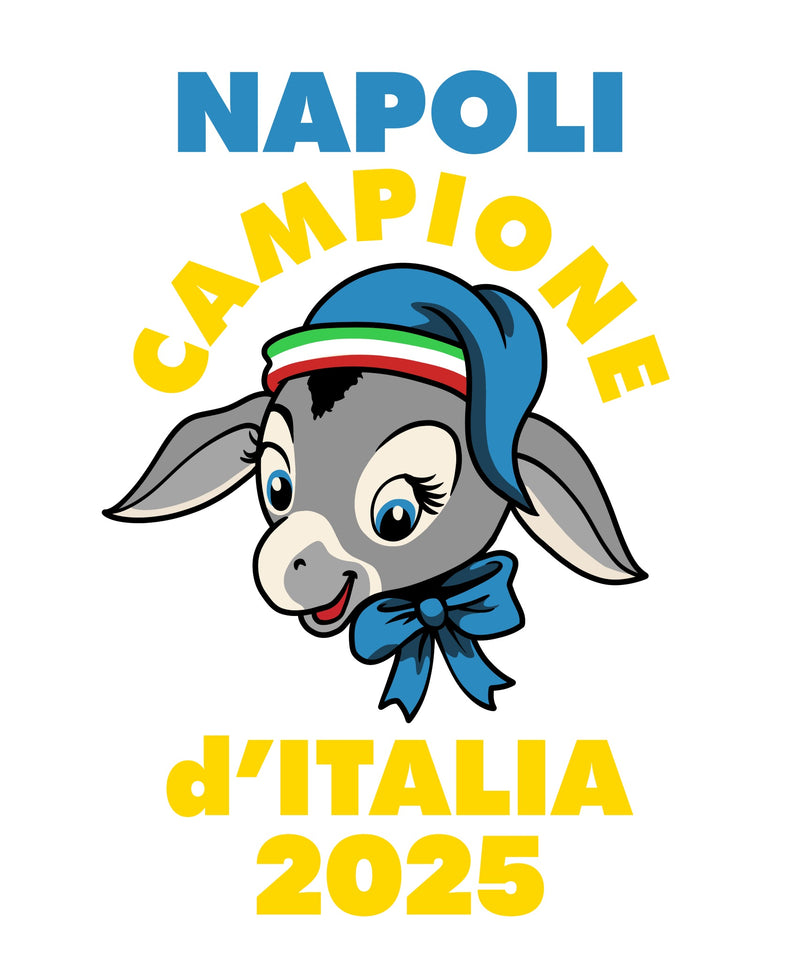 T-Shirt SSC Napoli Campioni D'Italia 24/25 – Officiel EA7, Célébration Champions D'Italie Again !