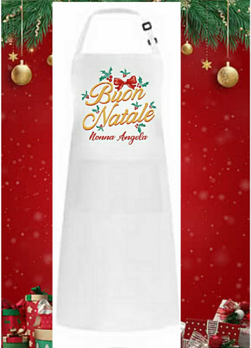 Custom Buon Natale Apron