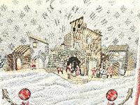 The Nativity Scene Center Table Cloth - 35" x 35" - Made in Italy