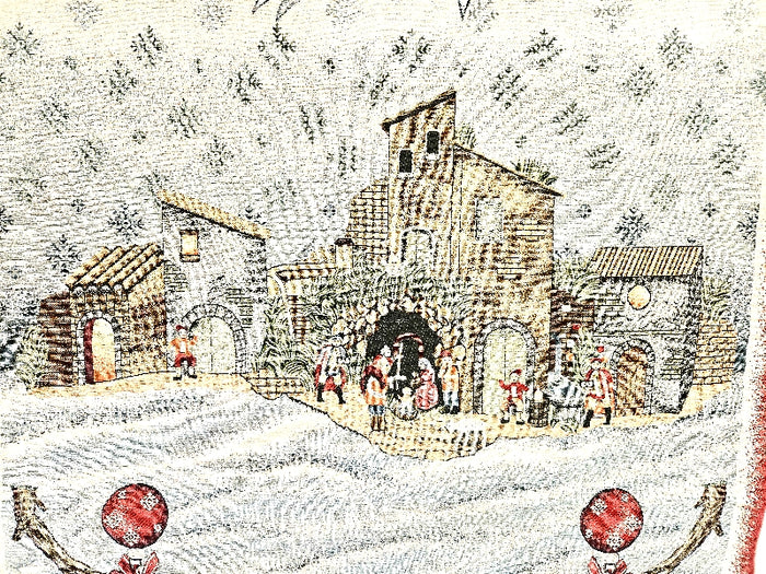 The Nativity Scene Center Table Cloth - 35" x 35" - Made in Italy
