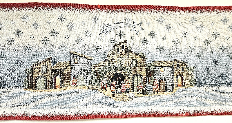 The Nativity Scene Runner - 16 x 70 - Made in Italy