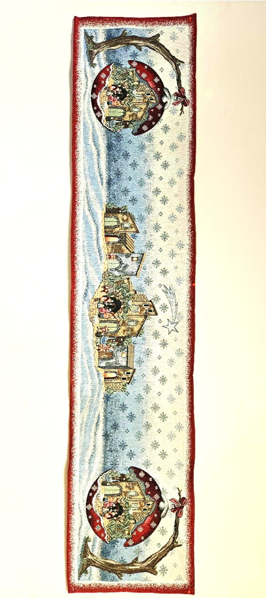 The Nativity Scene Runner - 16 x 70 - Made in Italy