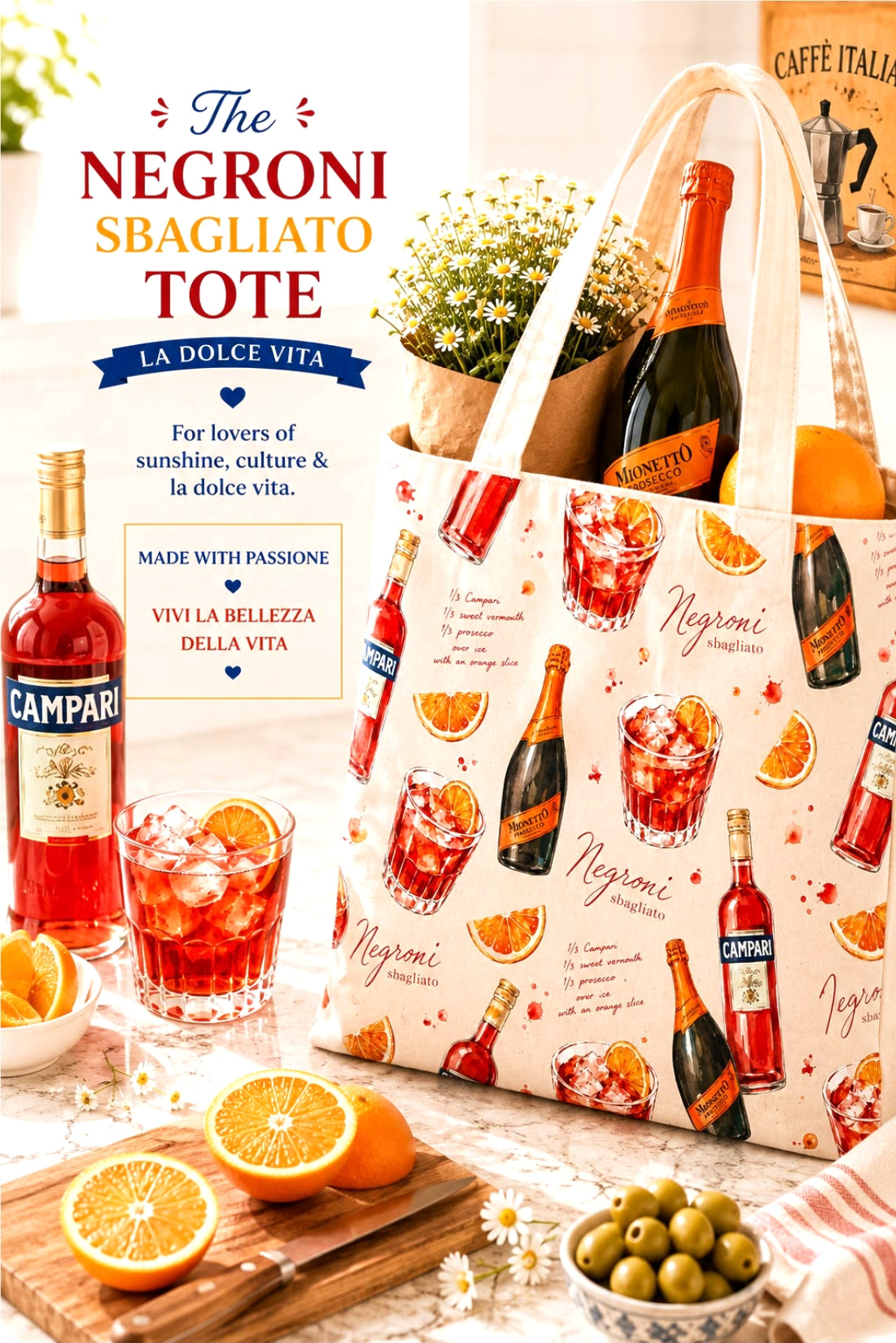 The Negroni Sbagliato Tote