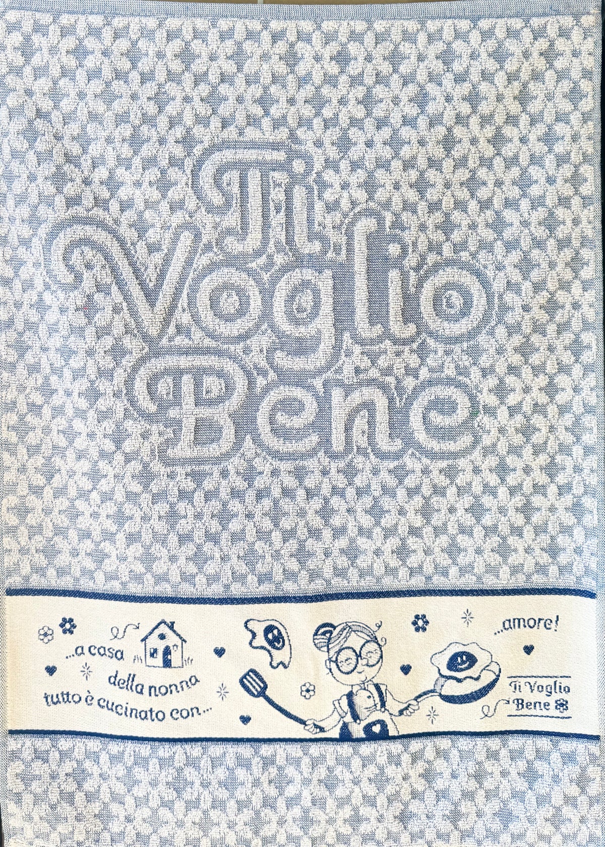 Ti Voglio Bene Terry Cloth Dish Towel - Made in Italy