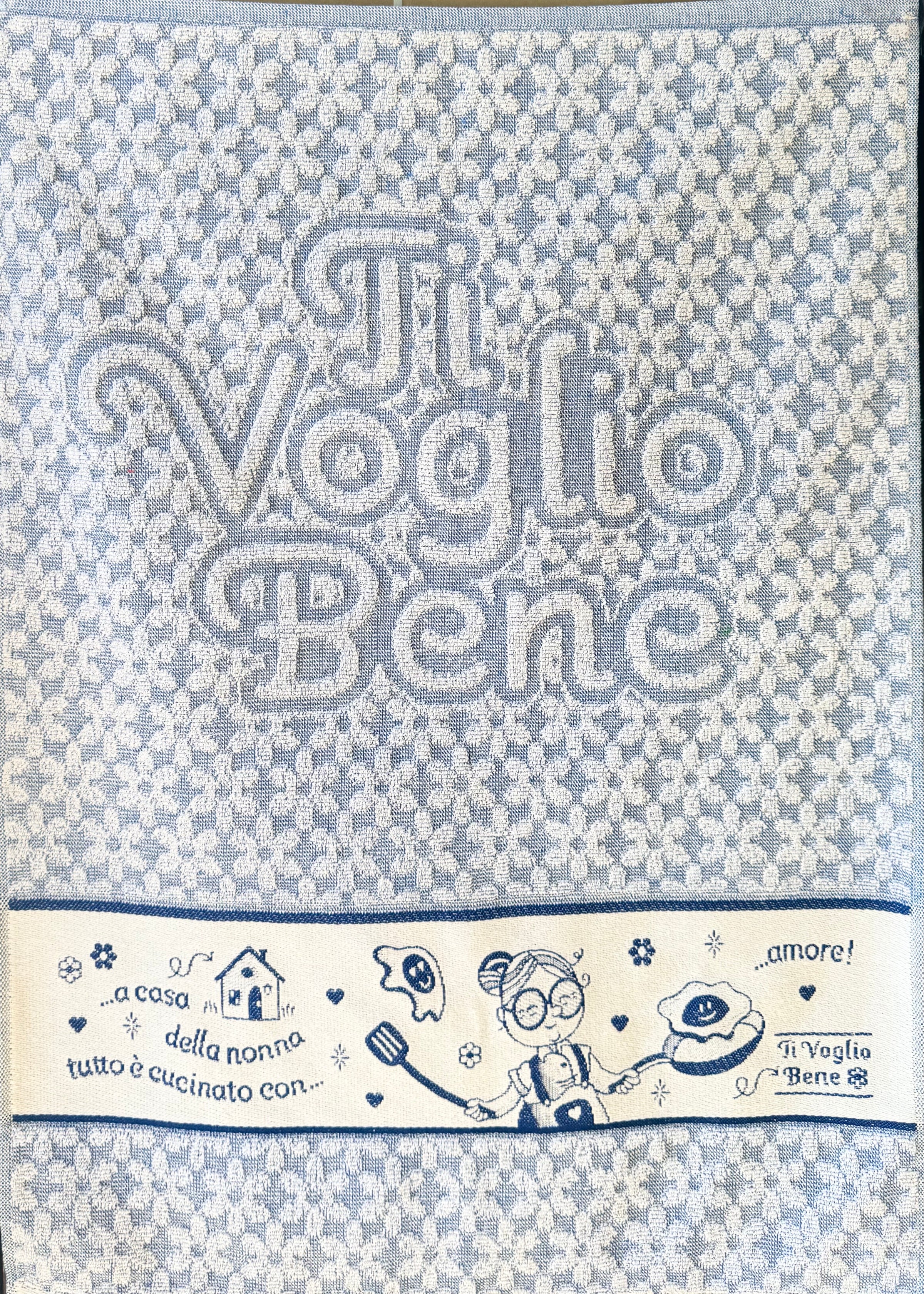 Ti Voglio Bene. I Love You Phrase on Italian. Hand Drawn Lettering