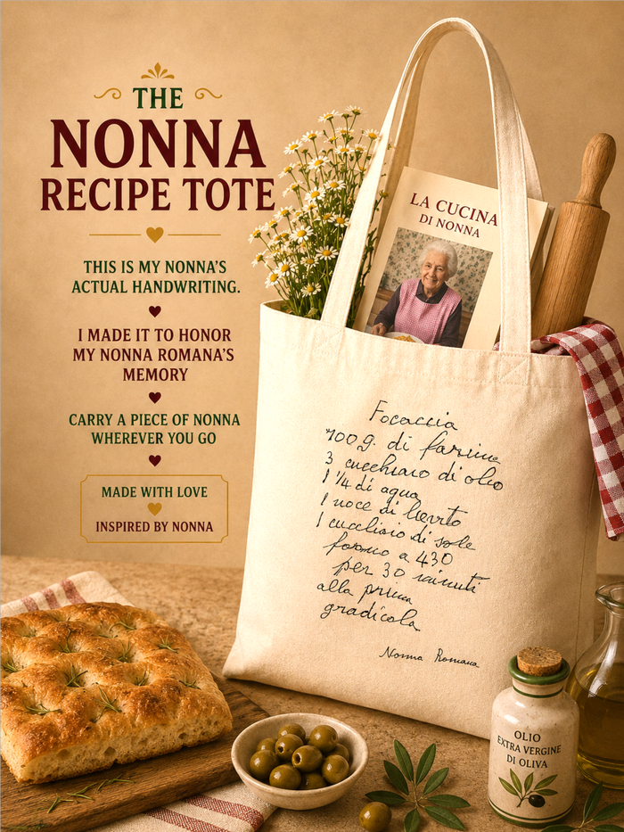 The Nonna Recipe Tote