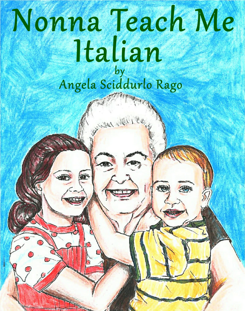 Nonna Teach Me Italian - Coloring Book - With Dedication