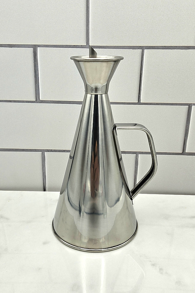 Bottiglia Olio E Aceto Nago In Vetro - 500ml Con Dosatore Salvagoccia - Foto 5