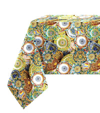 The Painted Plate Tablecloth - Made in Italy