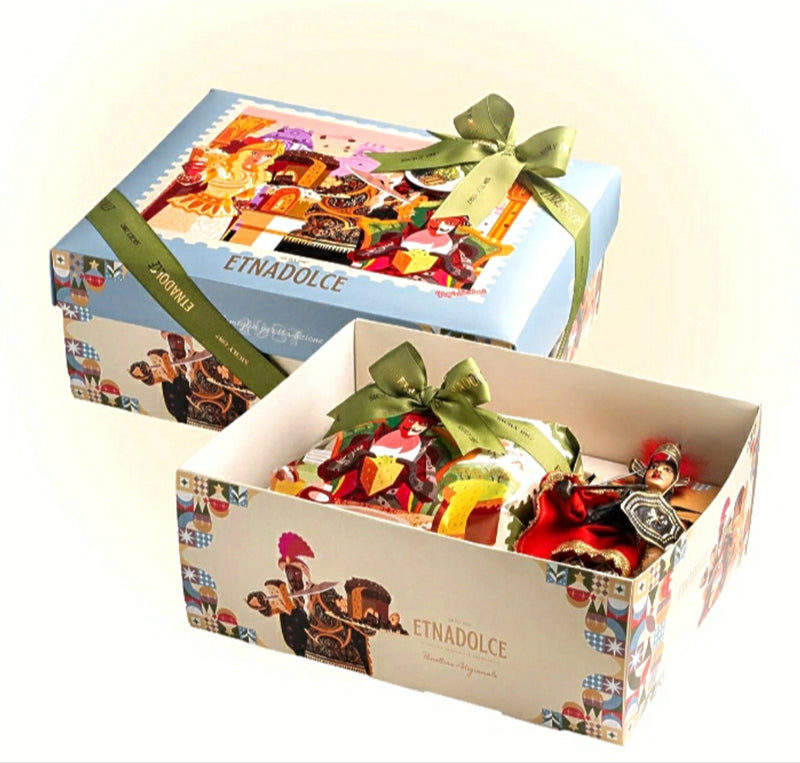 Pistachio Panettone with Sicilian Pupo: Orlando - Gift Box