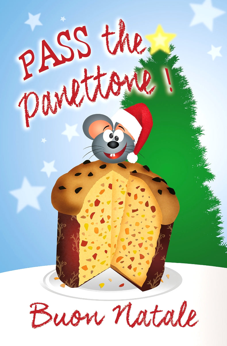 Pass the Panettone - Dish Towel  - Made in Italy