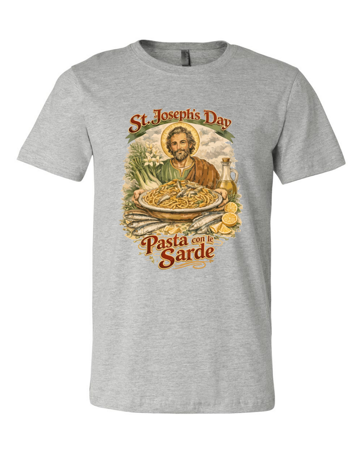 Pasta con Sarde Tee for St. Joseph's Day