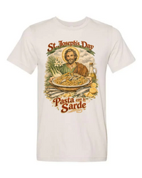 Pasta con Sarde Tee for St. Joseph's Day