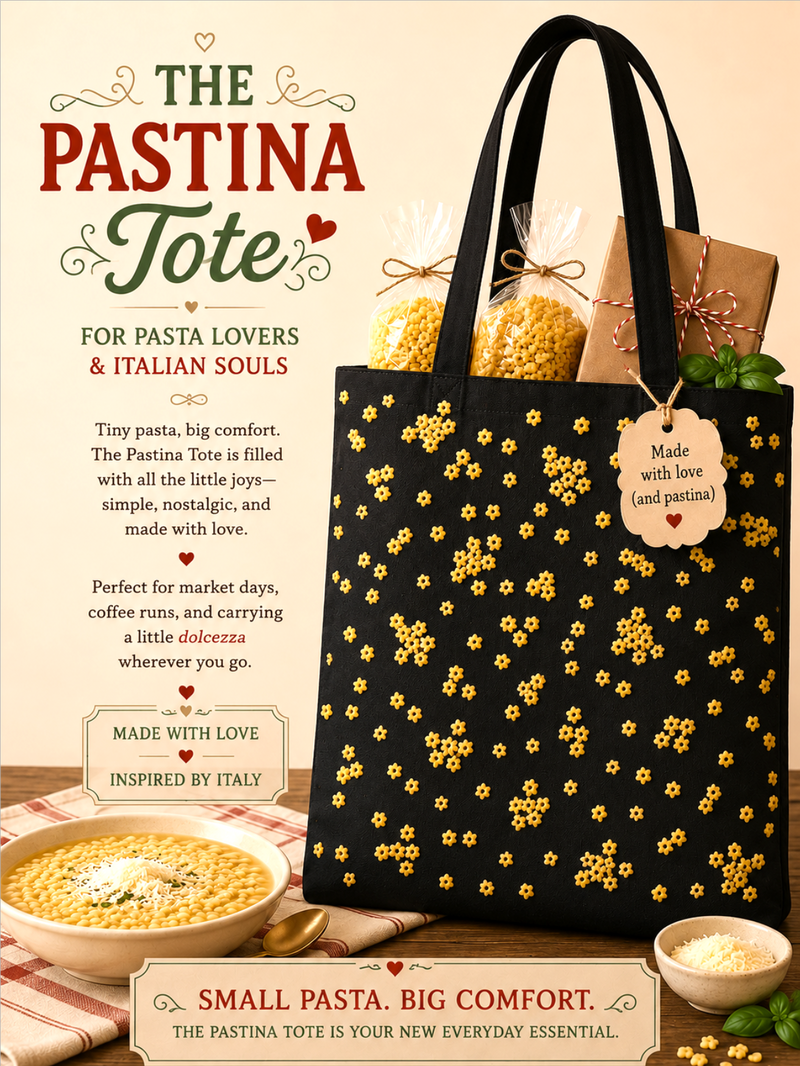 Pastina tote bag stelline