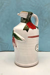 Peperoncino Infused Extra Virgin Olive Oil from Puglia in Ceramic Jug  by Frantoio Galantino