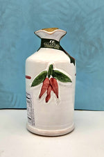 Peperoncino Infused Extra Virgin Olive Oil from Puglia in Ceramic Jug  by Frantoio Galantino
