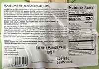Panettone with Pistachio  Cream - Chiostro di Saronno - 750 Gr