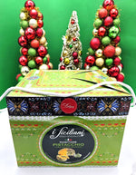 Pistachio Panettone in Sicilian Themed Box