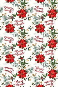 Bandiera Da Giardino Briarwood Lane - Buon Natale Con Poinsettia In Tela - Multicolore