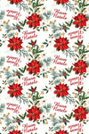 The Buon Natale Poinsettia Tablecloth 2023 Edition - Made in Italy