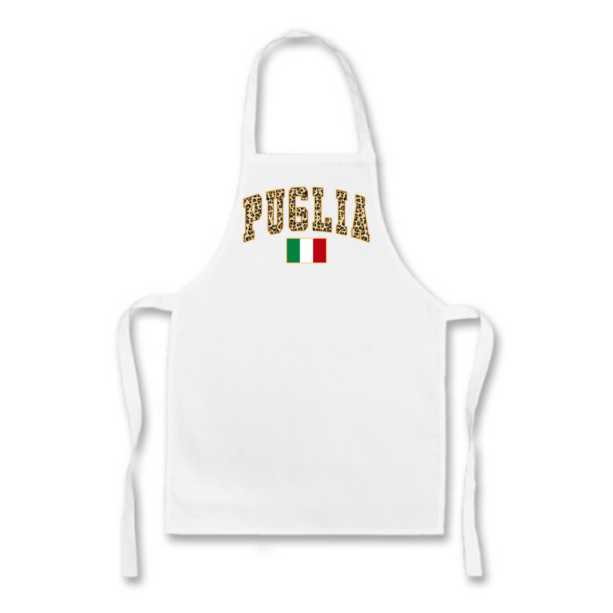 Puglia Leopard Print Apron
