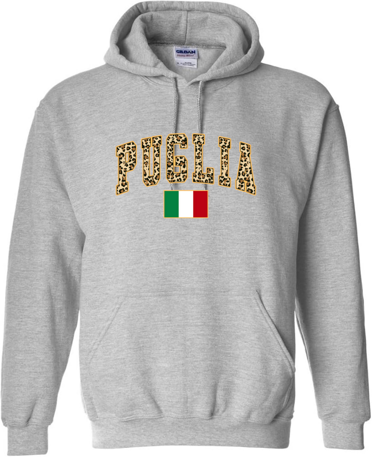 Puglia Leopard Print Hoodie - Unisex