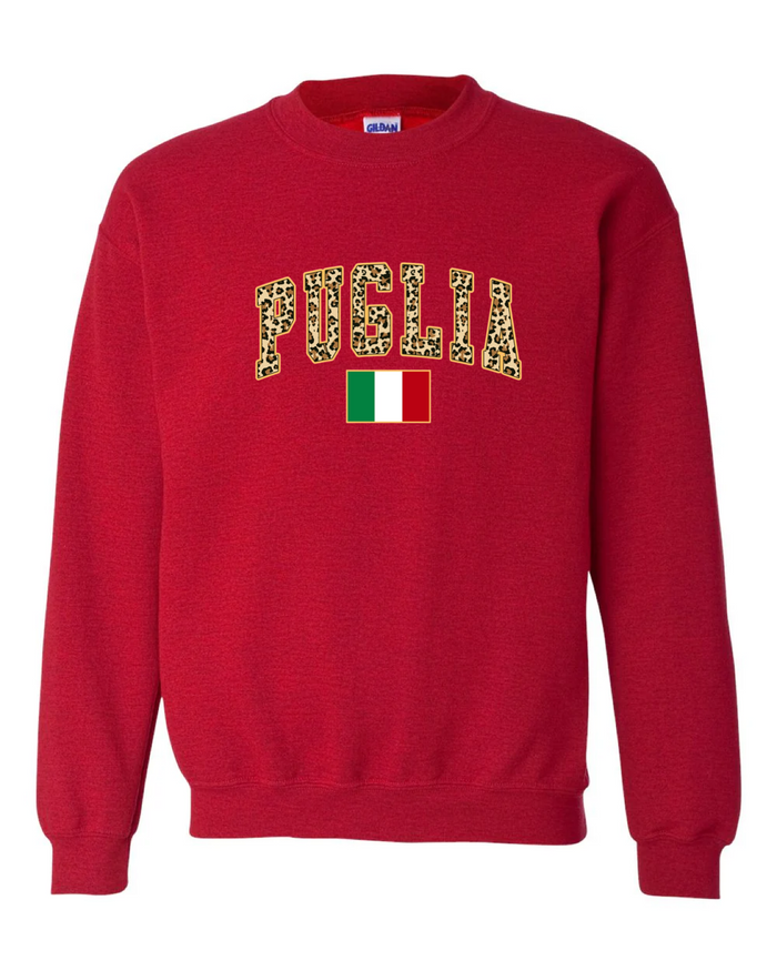 Puglia Leopard Print Sweatshirt - Unisex