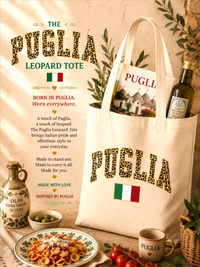Puglia Leopard  Print Tote