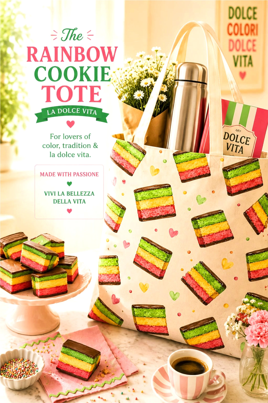 The Rainbow Cookie Tote
