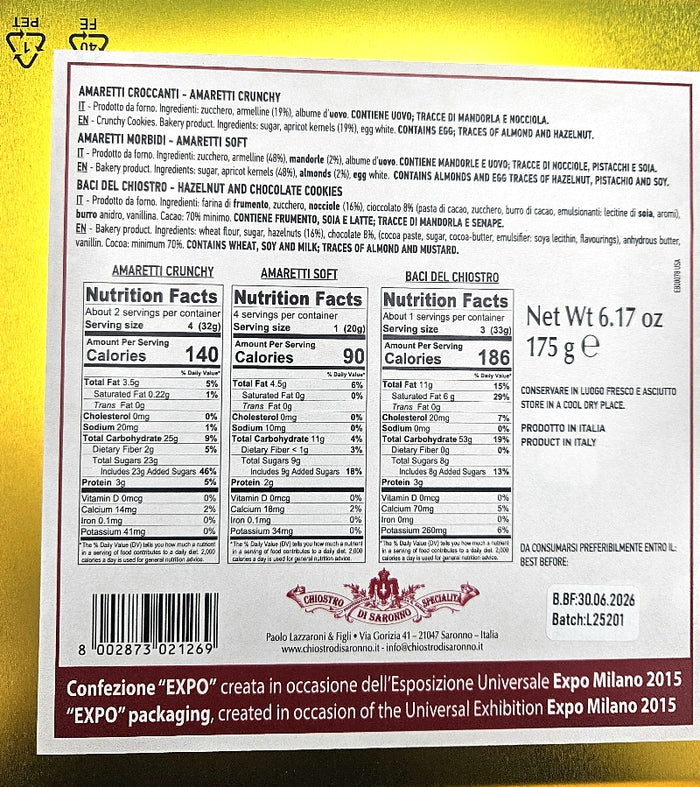 Retro Italia Tin -  Chiostro di Saronno