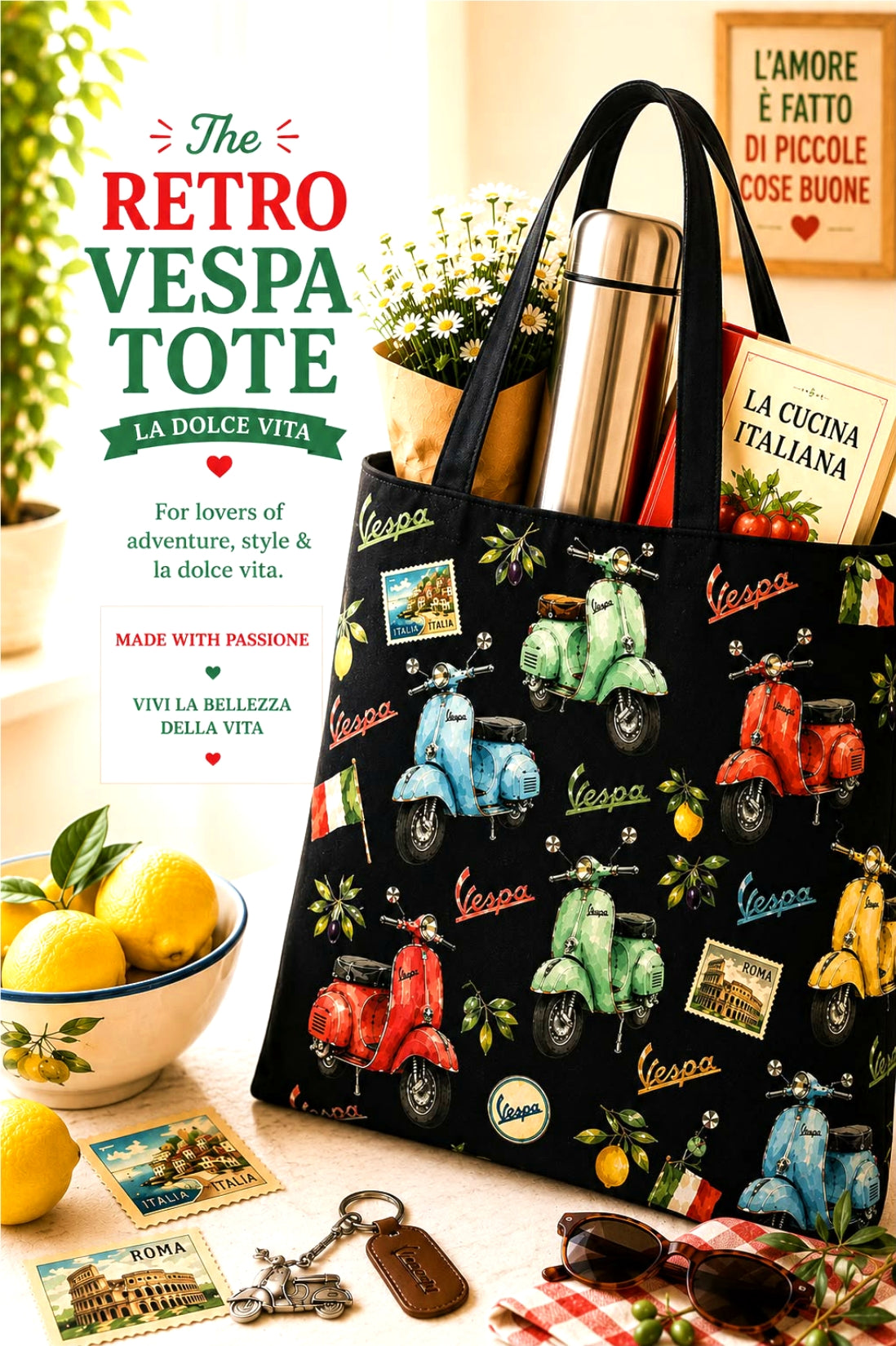The Retro Vespa Tote
