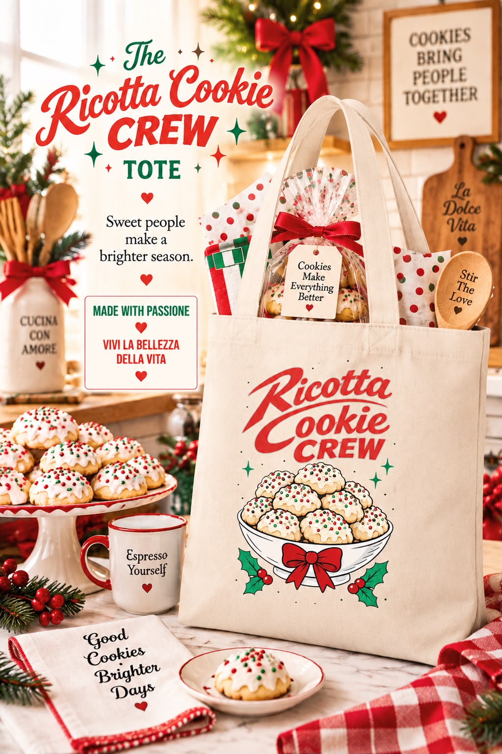 The Ricotta Cookie Crew Tote