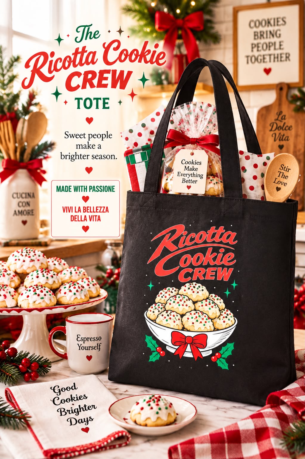 The Ricotta Cookie Crew Tote