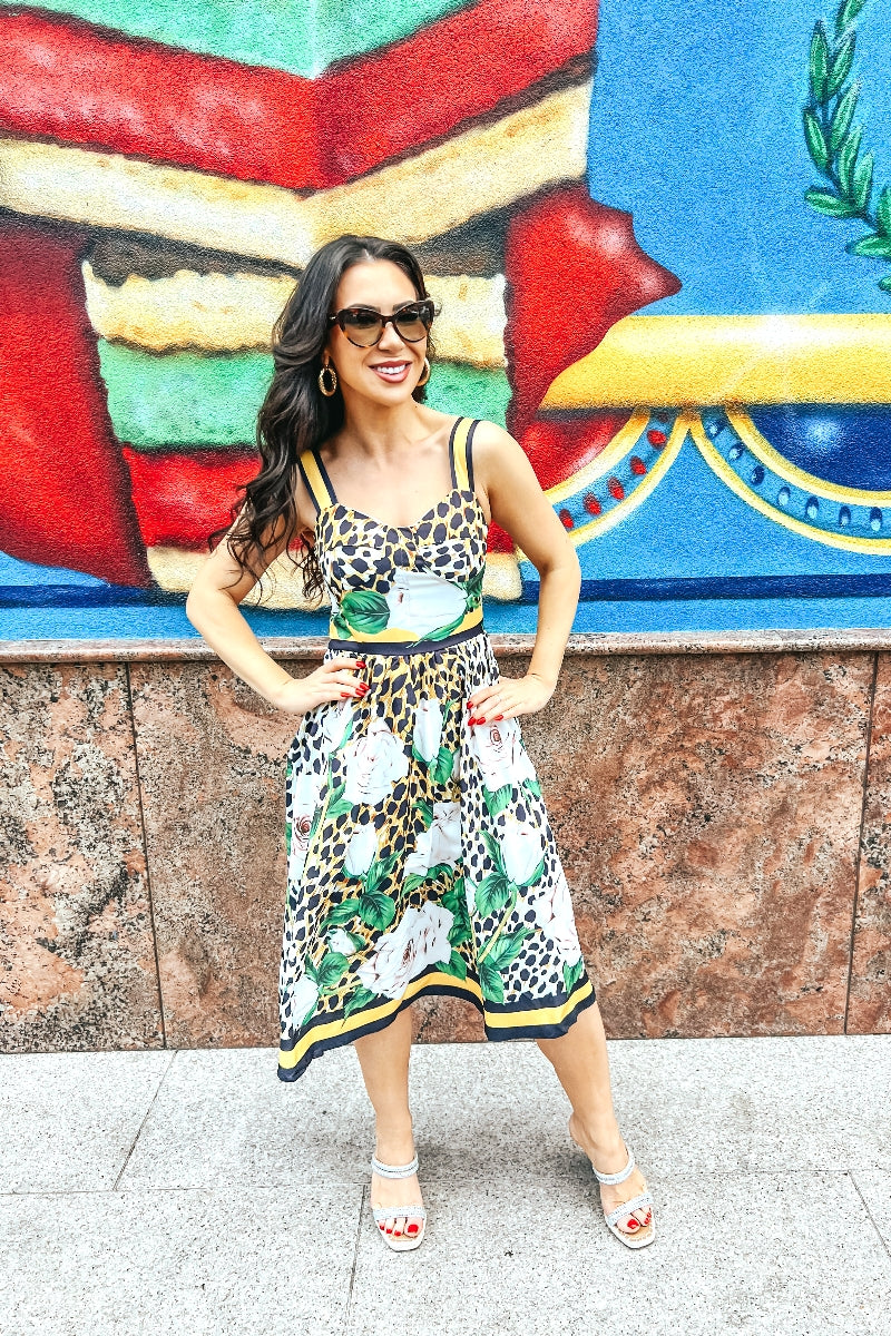 The Rosa Leopardo Dress - Final Sale