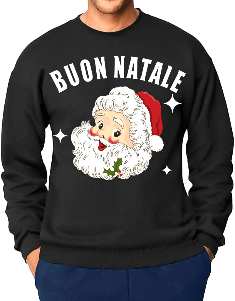 The Santa Sparkle Sweatshirt - Unisex - Black