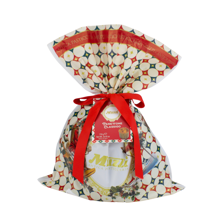 Santa Panettone Classico in Tote by Muzzi