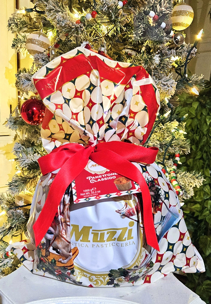 Santa Panettone Classico in Bag by Muzzi