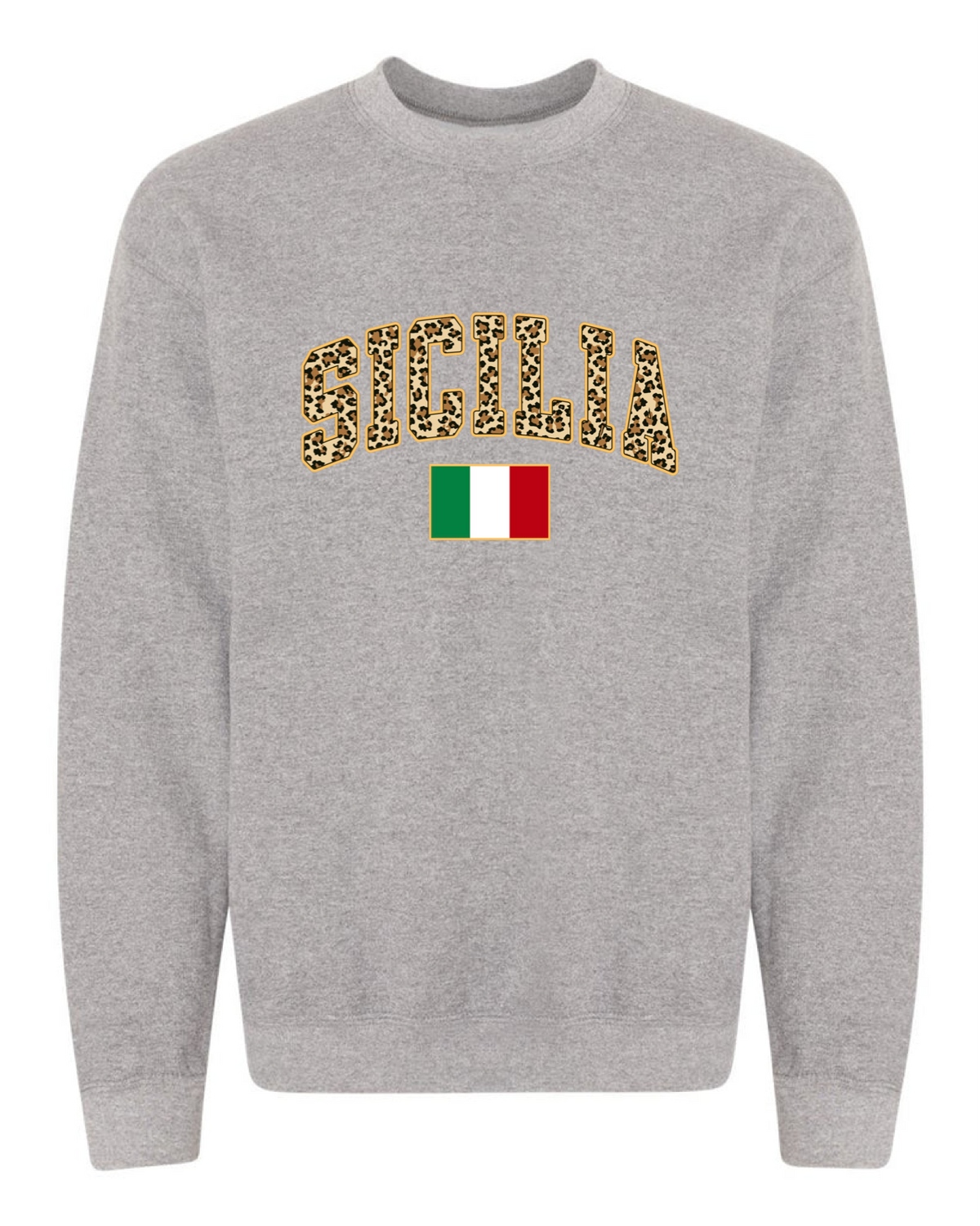 Sicilia Leopard Print Sweatshirt - Unisex