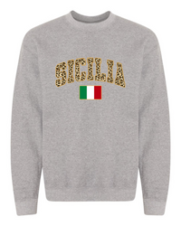 Sicilia Leopard Print Sweatshirt - Unisex