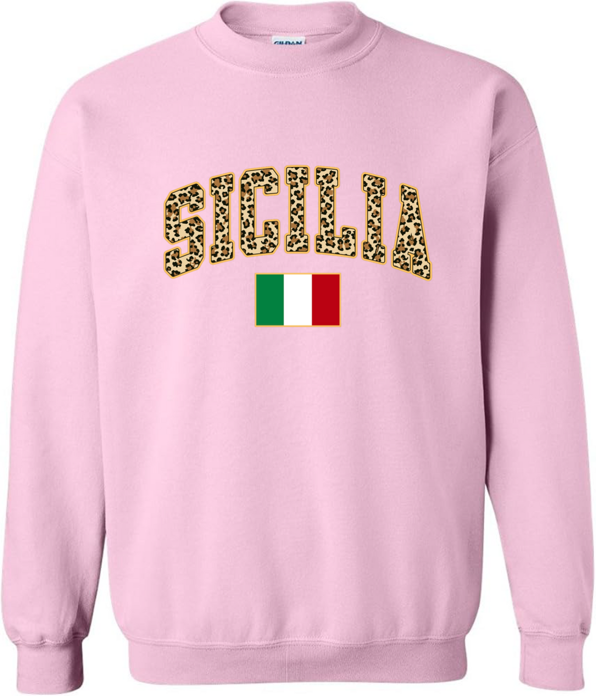 Sicilia Leopard Print Sweatshirt - Unisex
