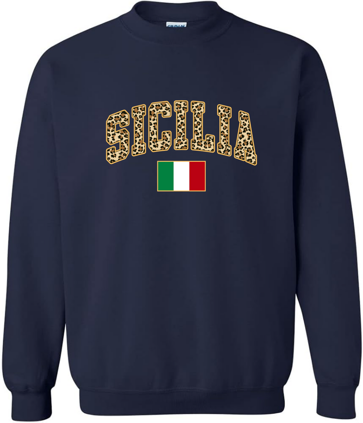 Sicilia Leopard Print Sweatshirt - Unisex