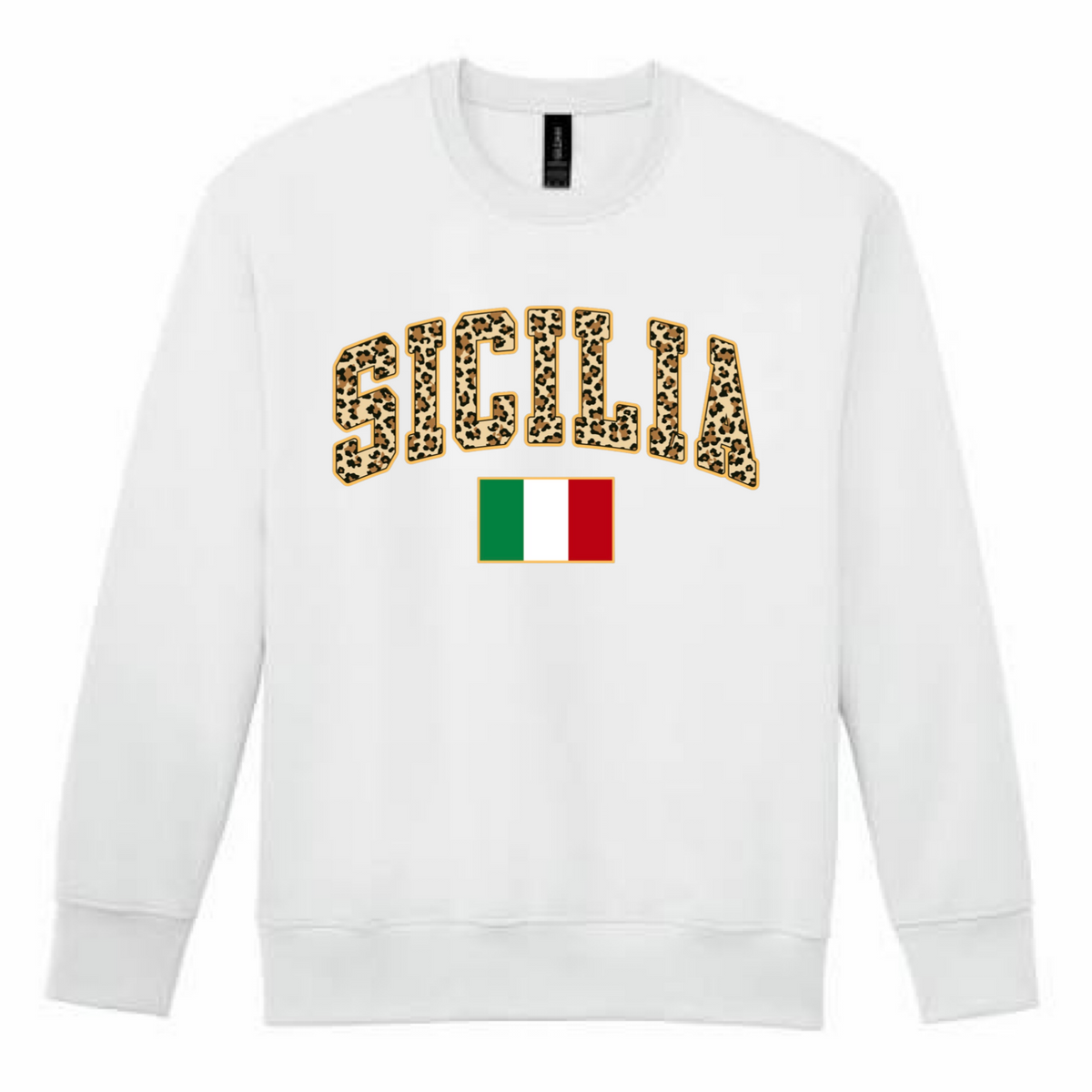 Sicilia Leopard Print Sweatshirt - Unisex