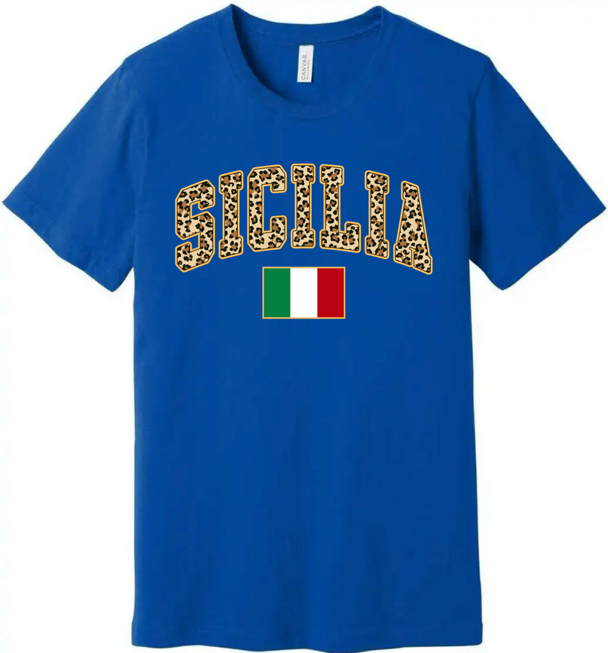 Sicilia Leopard Print Tee - Unisex