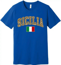 Sicilia Leopard Print Tee - Unisex
