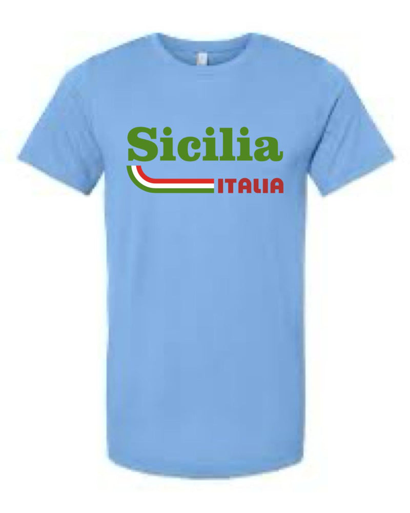 The  Sicilia Tee - Blue - Unisex