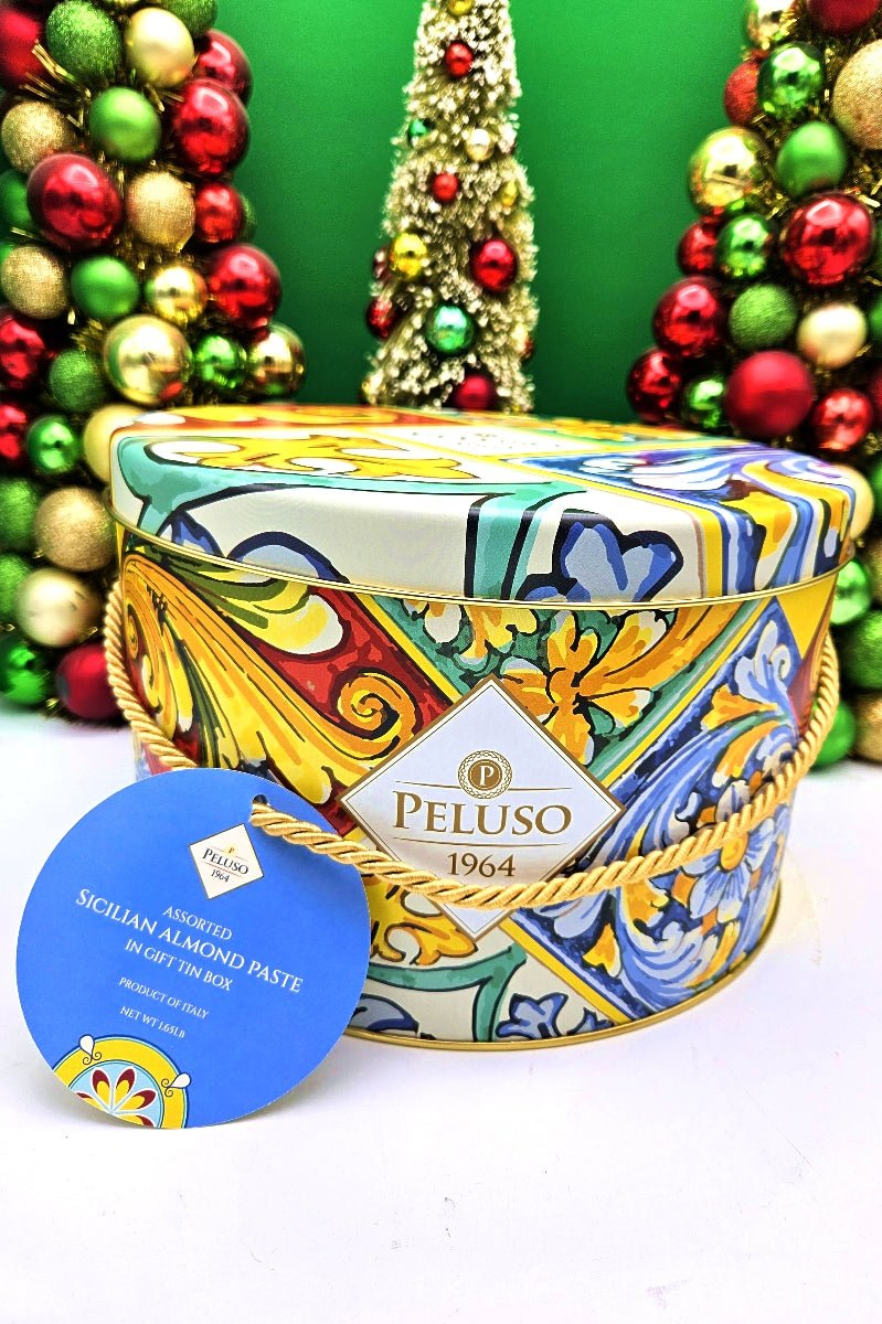 Dolcezze di Sicilia Tin - Assorted Sicilian Almond Paste Cookies by Peluso